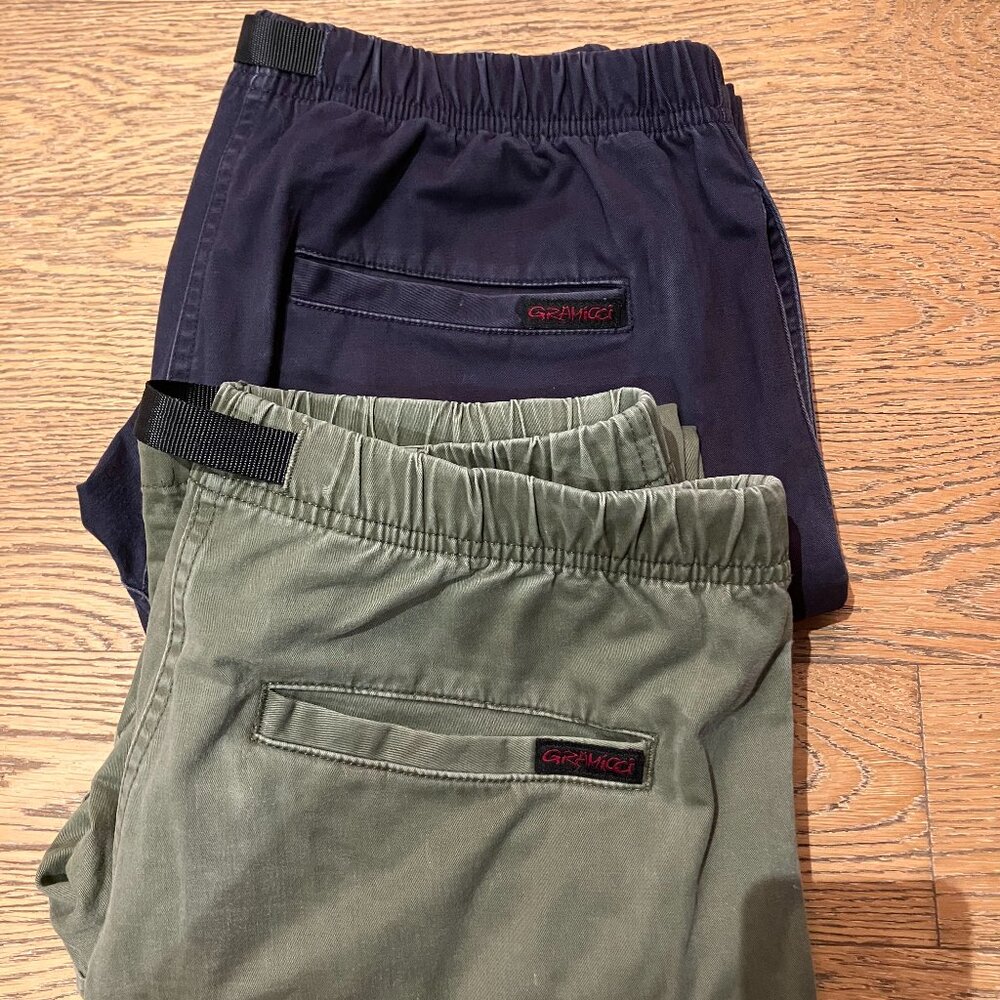 Two Pairs of Gramicci NN Pants (Size S)